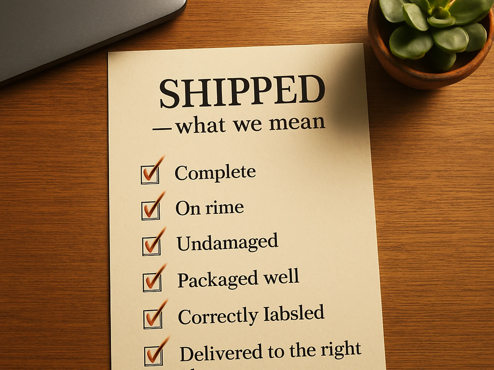 What "shipped" actually means